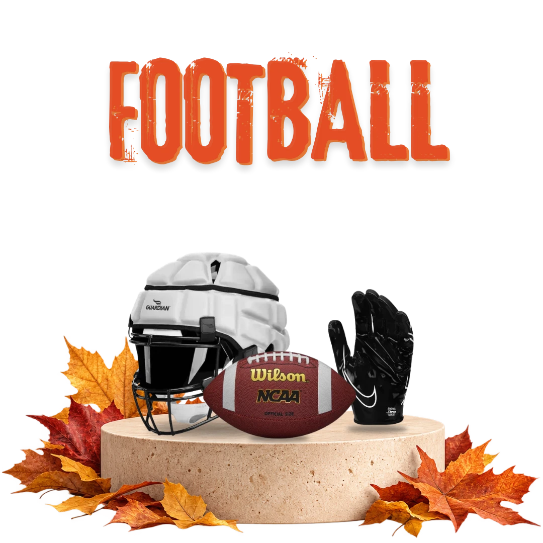 Football Helmets, Pads and Cleats