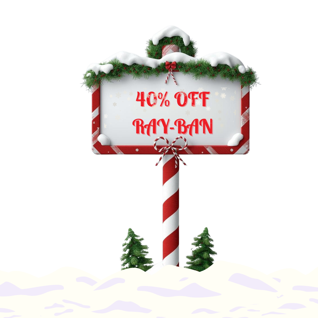 40% Off Ray-Bans sign