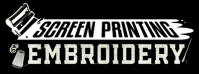 Custom Screen Printing and Embroidery Top Bar Logo